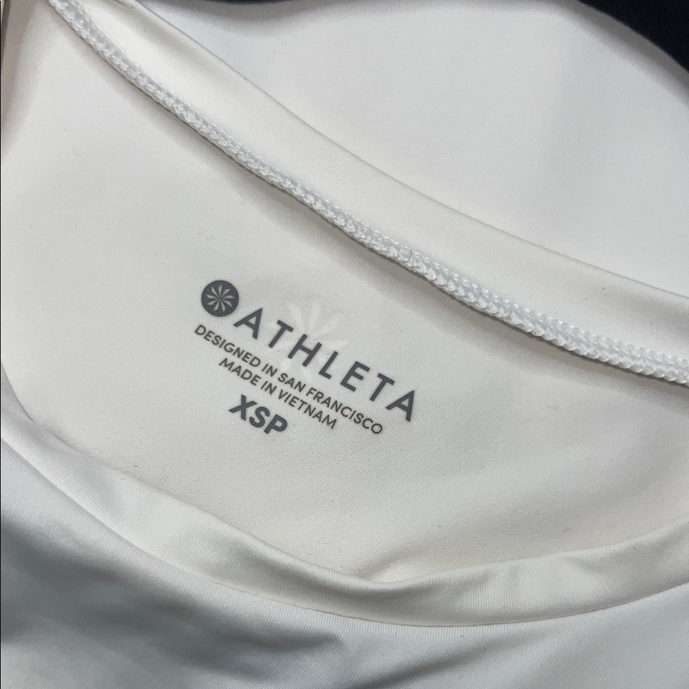 Women's Athleta Ivory Sleeveless Top XS - Picture 10 of 10